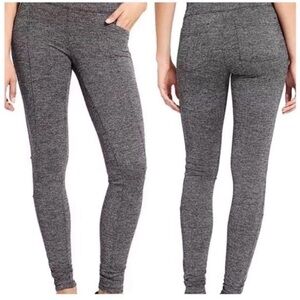 ATHLETA Herringbone Metro High Waisted Legging Size XS Gray Workout 349156
